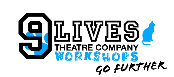The Nine Lives Theatre Company's Workshops logo, go further.